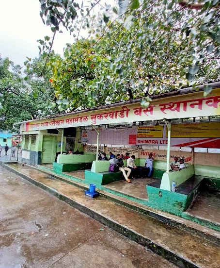 sukurwadi bus stand waiting